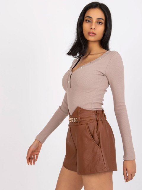 Szorty DHJ-SN-5060.66P brązowy L