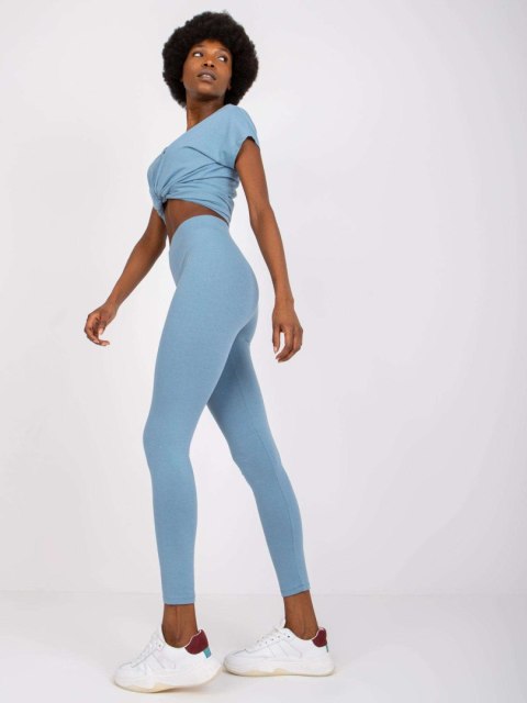 Leginsy AP-LG-A-002 jasny niebieski XL