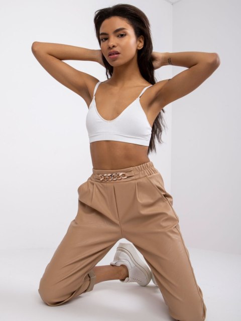 Spodnie DHJ-SP-5058.35P beżowy 2XL