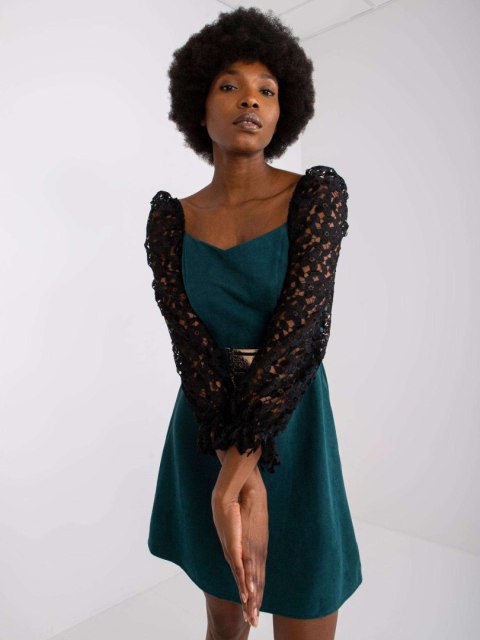 Sukienka LK-SK-508840.22X ciemny zielony 42