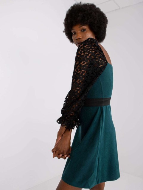 Sukienka LK-SK-508840.22X ciemny zielony 42