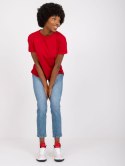 T-shirt TW-TS-1004.24X ciemny czerwony M