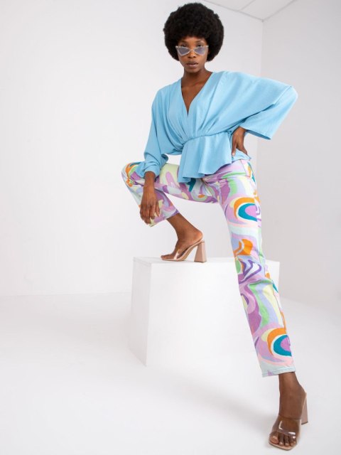 Bluzka DHJ-BZ-11979.67 jasny niebieski