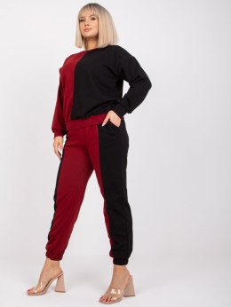 Komplet EM-KMPL-639.88 bordowy L/XL