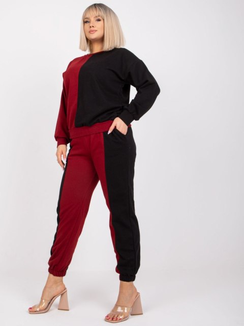 Komplet EM-KMPL-639.88 bordowy L/XL