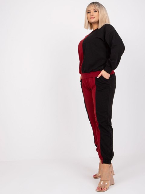 Komplet EM-KMPL-639.88 bordowy L/XL