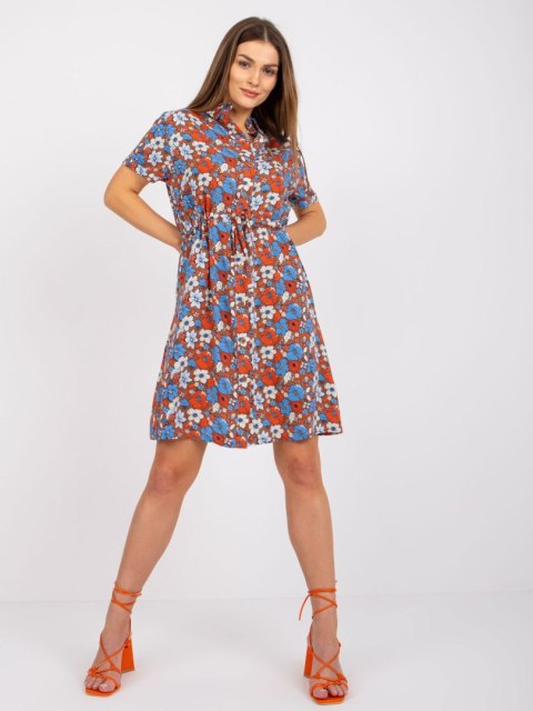 Sukienka D73781M30312A brązowy XL