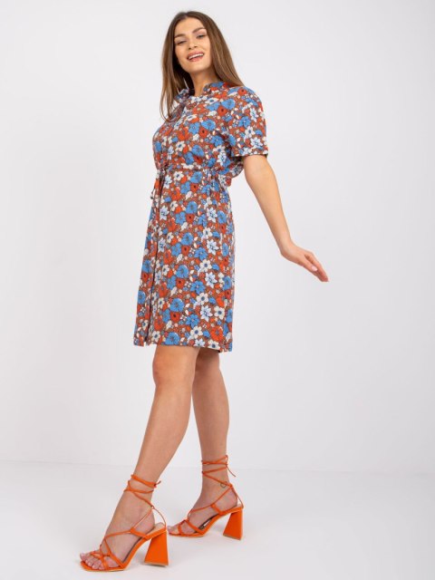 Sukienka D73781M30312A brązowy XS