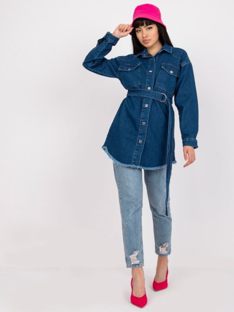 Koszula RO-KS-GMK-2304.39 ciemny niebieski M