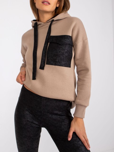 Komplet EM-KMPL-615.33 ciemny bezowy S/M