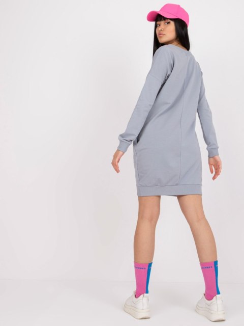 Sukienka AP-SK-A-006.73 szary L