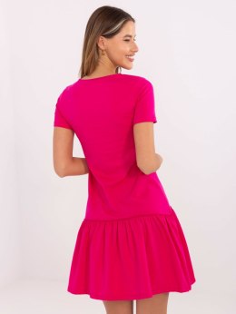 Sukienka RV-SK-5631.02X fuksjowy S