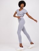 Leginsy AP-LG-A-002 szary M