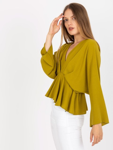 Bluzka DHJ-BZ-11979.67 oliwkowy