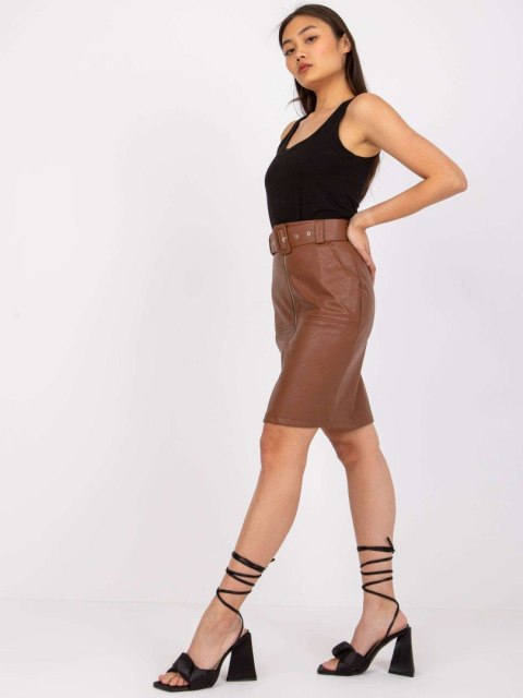 Spódnica DHJ-SD-5836.46P brązowy S