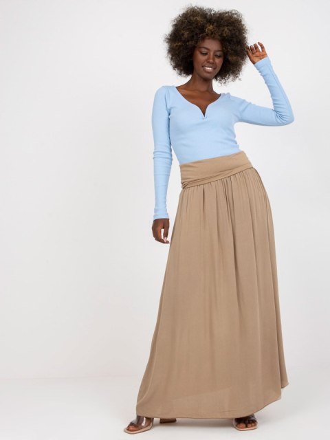 Spódnica TW-SD-BI-82160.48 ciemny bezowy M