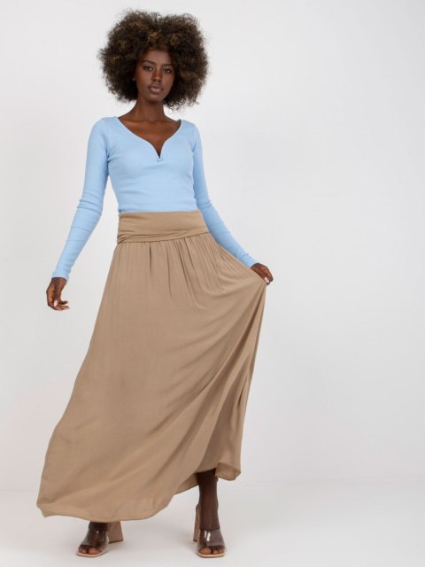 Spódnica TW-SD-BI-82160.48 ciemny bezowy M