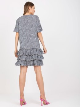 Sukienka CHA-SK-1420.19 ciemny niebieski S/M