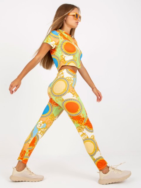 Komplet DHJ-KMPL-15832.88 pomarańczowy