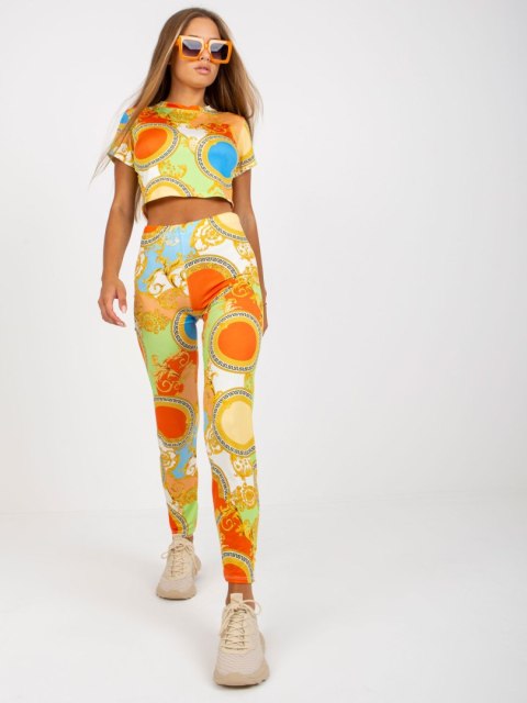 Komplet DHJ-KMPL-15832.88 pomarańczowy