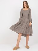 Sukienka CHA-SK-5803.29 ciemny bezowy S/M