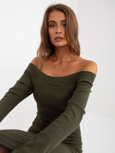 Sukienka EM-SK-674.26P khaki