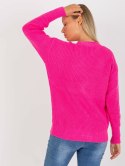 Sweter LC-SW-0321.06X fluo różowy