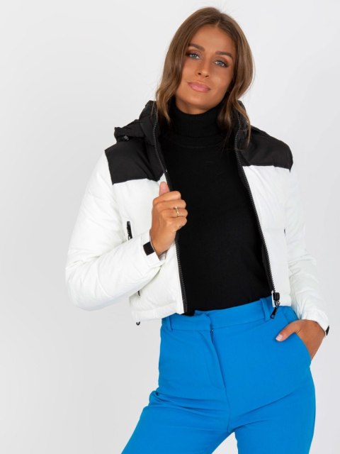 Kurtka NM-KR-D2-3825.68P biało-czarny XL