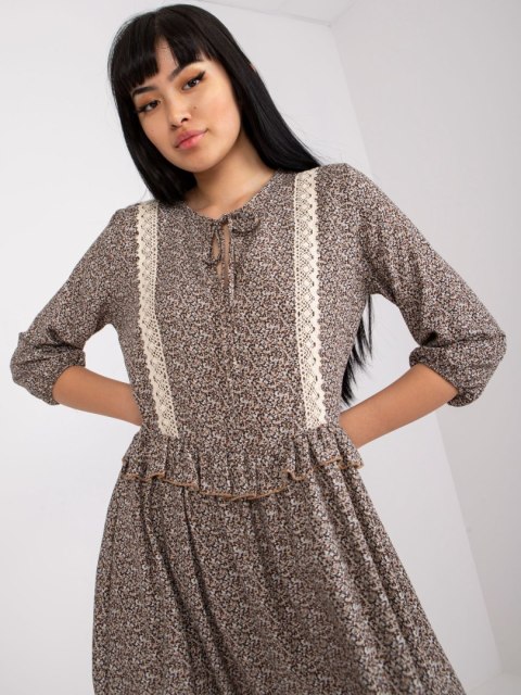 Sukienka CHA-SK-1710-1.52 brązowy L/XL