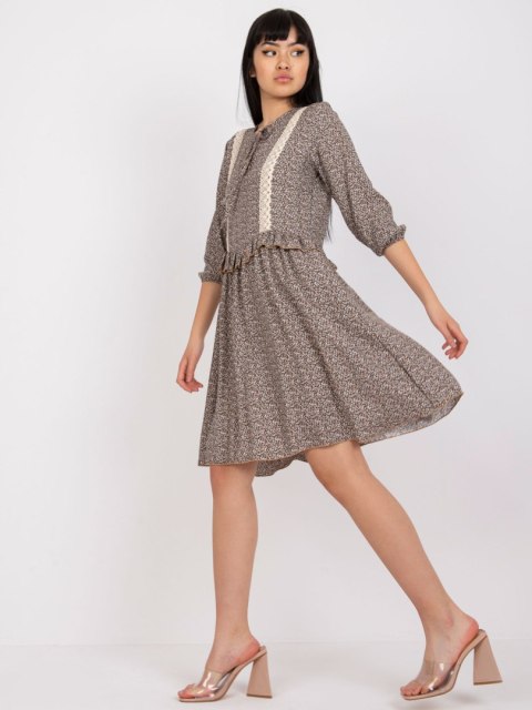 Sukienka CHA-SK-1710-1.52 brązowy L/XL