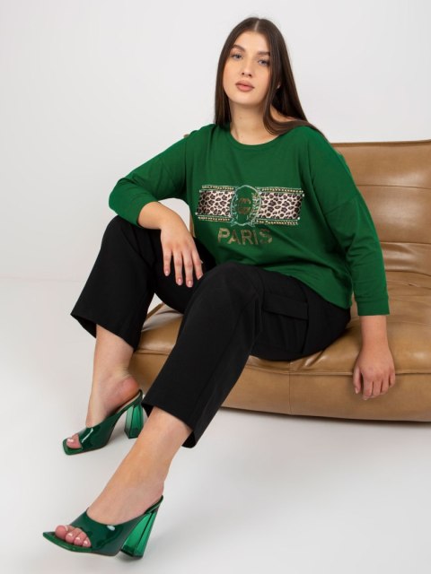 Bluzka VI-BZ-2901.49P ciemny zielony