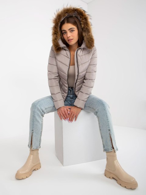 Kurtka NM-KR-P22-6627.03P ciemny bezowy XL