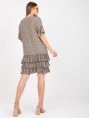 Sukienka CHA-SK-1420.19 ciemny bezowy L/XL