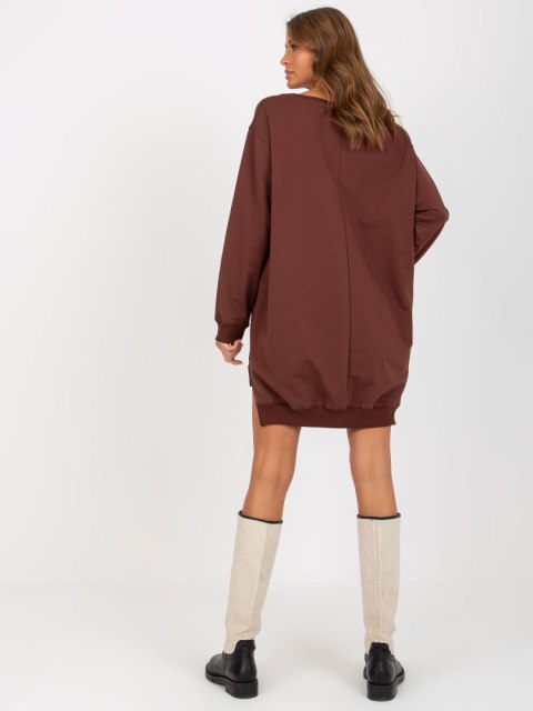 Bluza VI-BL-3102.01P brązowo-pomarańczowy