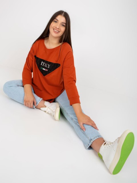 Bluzka VI-BZ-2911.82P ciemny pomarańczowy