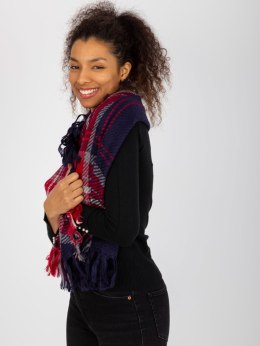 Chustka AT-CH-17501-1.57 granatowo-czerwony