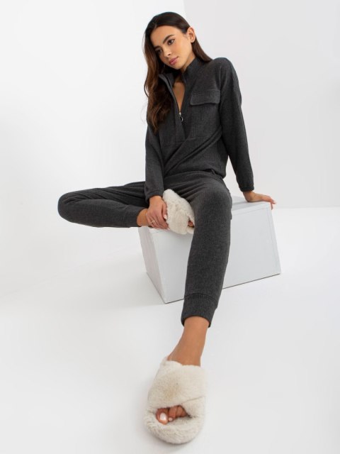 Piżama BR-PI-9124 ciemny szary XL