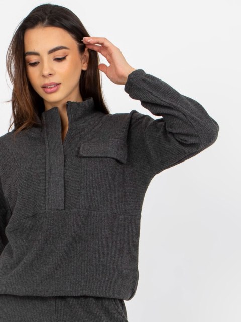 Piżama BR-PI-9124 ciemny szary XL