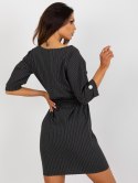 Sukienka LK-SK-507724.10 ciemny szary 46