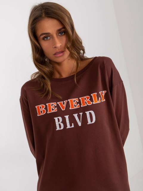 Bluza VI-BL-3075.64P ciemny brązowy