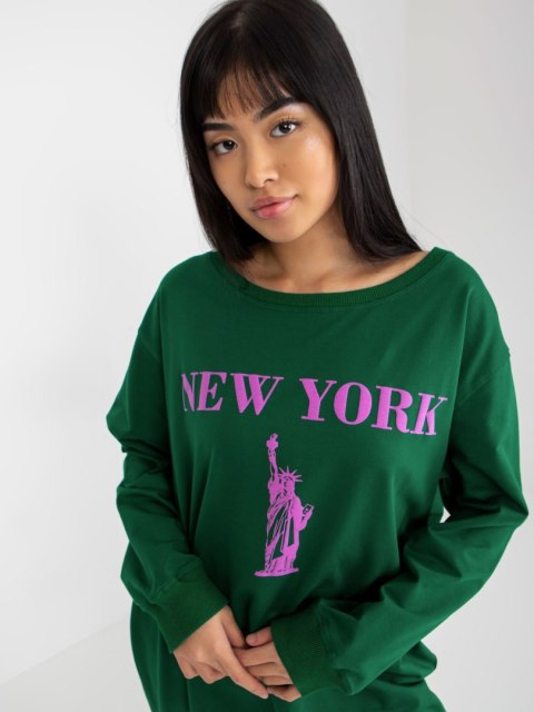 Bluza VI-BL-3212.15X zielono-fioletowy