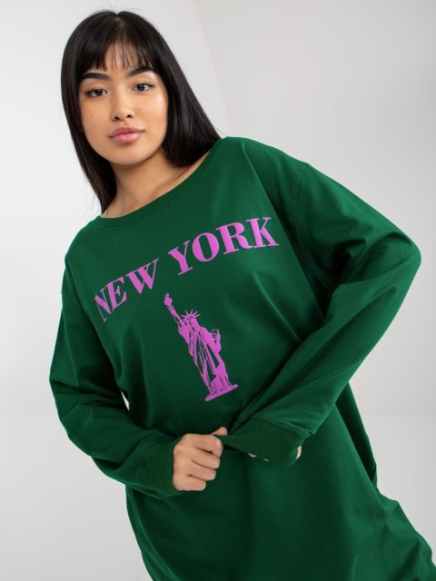 Bluza VI-BL-3212.15X zielono-fioletowy