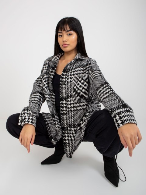 Koszula DN-KS-3964.45 czarno-biały S