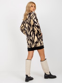 Tunika RP-TU-8189-2.07 czarno-beżowy S/M