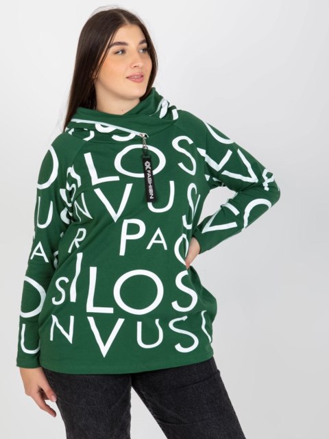 Bluza RV-BL-5056-1.95 ciemny zielony