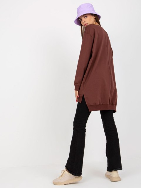 Bluza VI-BL-3102.01P ciemny brązowy