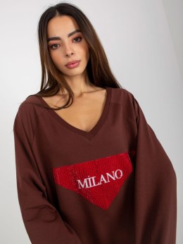 Bluza VI-BL-3113.73P ciemny brązowy