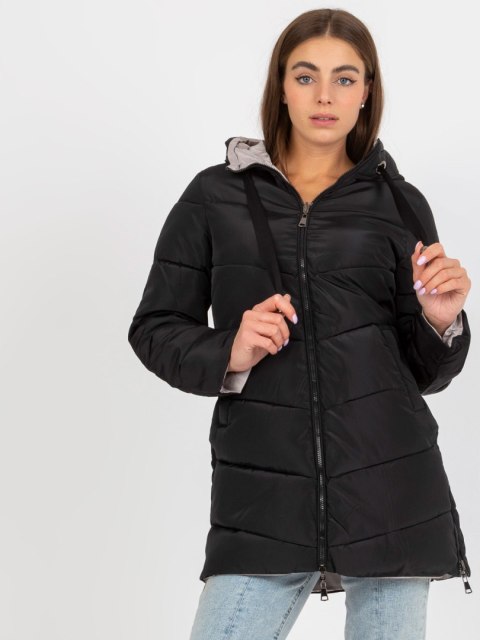 Kurtka NM-KR-L22-9872.93 czarno-beżowy XL