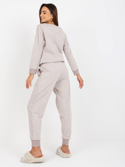 Piżama BR-PI-9114 jasny beżowy XL