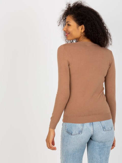 Sweter NM-SW-J52001.57 camelowy